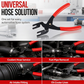 🔧 -50% ! 🛠️ Pince Professionnelle Déconnexion Conduite de Carburant – Acier Allié Haute Carbone – Pivot Rotatif 45° – Verrou de Sécurité – Poignée Ergonomique – Rouge 🚗