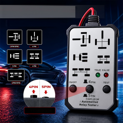 ⏳🔥 OFFRE LIMITÉE : 50% DE RÉDUCTION ! 🚗 Testeur de Relais Automobile avec Extracteur – Compatible 12V/24V – 4 & 5 Broches – Diagnostic LED Instantané ⚡