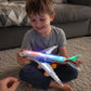 ✈️ PROMO FLASH : 50% DE RÉDUCTION ! 💡 Avion Jouet Électrique avec Sons & Lumières LED – Mouvement Omnidirectionnel Anti-Obstacle – Design Réaliste – Pour Enfants dès 3 Ans ✨