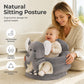 🐻 PROMO FLASH : 50% DE RÉDUCTION ! 🛋️ Canapé Bébé Cartoon Anti-Roulis – Dossier Stable & Peluche Ultra-Douce – Base Antidérapante – Siège de Sol Sécurisé pour Premiers Jeux et Repos 🛡️