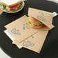 🎉 OFFRE LIMITÉE -50% ! 🥪 Sachets Anti-Graisse pour Sandwichs – Motifs Adorables, Revêtement PE & Compatible Micro-Ondes ✨