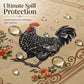 🐓 PROMO FLASH : 50% DE RÉDUCTION ! 🌿 Nappe Rustique Vintage à Motif Coq – Imperméable & Anti-Taches – Polyester Haute Densité – Bordures Dentelle Festonnée – Charme Pastoral Authentique 🏡