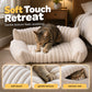 🐾 PROMO FLASH : 50% DE RÉDUCTION ! 🛋️ Canapé-Lit Douillet pour Animaux – Peluche Ultra-Douce & Bords Surélevés – Design Moderne – Confortable pour Chats et Chiens – Plusieurs Tailles et Couleurs 🐶