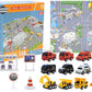 🎄 PROMO LIMITÉE : 50% DE RÉDUCTION ! 👷 Calendrier de l'Avent Garçon – Alliage – 24 Surprises Véhicules Chantier for Jeu Éducatif & Collecte 🔧