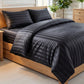 🛏️ PROMO FLASH : 50% DE RÉDUCTION ! 💎 Parure de Lit Style Hôtel Premium – Toucher Soyeux & Rayures Satinées – Tissu Haute Densité 120g – Finition Impeccable – Transformez Votre Chambre en Suite Cinq Étoiles 🌙
