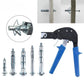 🔧 PROMO FLASH : 50% DE RÉDUCTION ! 🛠️ Pistolet à Chevilles pour Cloisons Creuses – Kit 72 Pièces avec Mallette – Cheville à Expansion Haute Résistance – Surface Galvanisée Anti-Rouille – Idéal Plaques de Plâtre & Cloisons Sèches 🏠