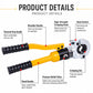🔧 PROMO FLASH : 50% DE RÉDUCTION ! ⚡ Pince à Sertir Hydraulique pour Tuyaux – Force 10T – Mâchoires Interchangeables for Tuyaux Acier Inoxydable & Aluminium-Plastique 🛠️
