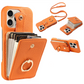 📱 PROMO FLASH : 50% DE RÉDUCTION ! 👜 Coque Portefeuille Bandoulière – Cuir PU Motif Litchi – Anti-RFID & Compartiment Accordéon for iPhone & Samsung 🎒
