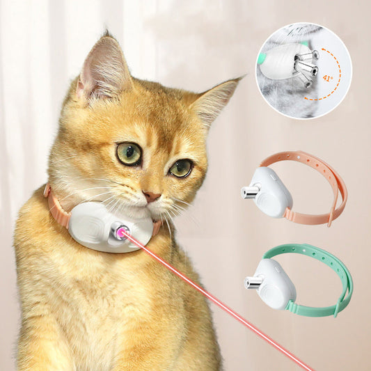 ⏳ PROMO FLASH : 50% DE RÉDUCTION ! 💥 Collier Laser Intelligent pour Chats – PC & TPC – Recharge USB & Activation Mouvement for Divertissement Félin 🐱