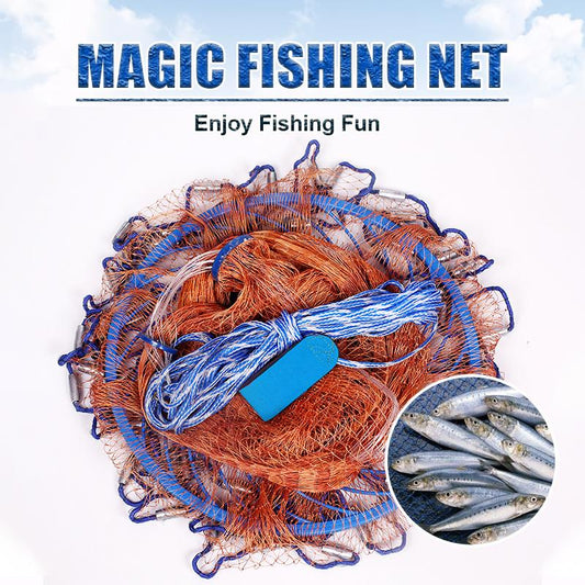 🎣 PROMO FLASH : 50% DE RÉDUCTION ! 🌊 Filet de Pêche Magique – Nylon Monofilament Haute Résistance – Anneau Rotatif Cuivre Pur & Corde 10m for Pêcheurs Débutants & Experts 🐟