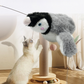 🐱 PROMO FLASH : 50% DE RÉDUCTION ! 🧸 Jouet Interactif Électrique pour Chat – Peluche en Mouvement – Sons Réalistes & Poche Herbe à Chat for Divertissement Félin 🎮