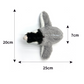 🐱 PROMO FLASH : 50% DE RÉDUCTION ! 🧸 Jouet Interactif Électrique pour Chat – Peluche en Mouvement – Sons Réalistes & Poche Herbe à Chat for Divertissement Félin 🎮