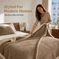🛋️ PROMO FLASH : 50% DE RÉDUCTION ! 🧶 Couverture Douce Épaisse Double Couche – Polyester – Ultra-Doux & Chaud for Canapé & Lit ✨