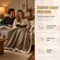 🛋️ PROMO FLASH : 50% DE RÉDUCTION ! 🧶 Couverture Douce Épaisse Double Couche – Polyester – Ultra-Doux & Chaud for Canapé & Lit ✨