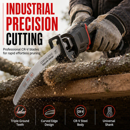 📢 PROMO FLASH : 50% DE RÉDUCTION ! 🔧 Lames de Scie Sabre – Acier CR-V – 240/300/380mm & Dents Triple-Affilées for Bois & Élagage 🌲