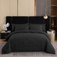 📢 PROMO FLASH : 50% DE RÉDUCTION ! Parure de Couette Matelassée 3 Pièces – Microfibre Brossée & Matelassage en Losanges for Confort Toutes Saisons 🛏️✨