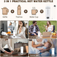 🔥 PROMO FLASH : 50% DE RÉDUCTION ! 💧 Bouilloire Électrique Portable – Acier Inoxydable 304 – 500 ml & 6 Températures for Voyage & Bureau ☕