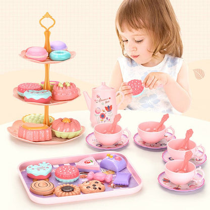 🍵 PROMO FLASH : 50% DE RÉDUCTION ! 🦄 Set de Théière Jouet – PP/PS – 17 Pièces Portable for Enfant dès 3 Ans – Jeu d'Imagination & Goûter 🎀