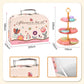 🍵 PROMO FLASH : 50% DE RÉDUCTION ! 🦄 Set de Théière Jouet – PP/PS – 17 Pièces Portable for Enfant dès 3 Ans – Jeu d'Imagination & Goûter 🎀