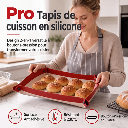 🧑‍🍳 PROMO FLASH : 50% DE RÉDUCTION ! 🥧 Tapis de Cuisson en Silicone – Alimentaire & Antiadhésif for Pâtisserie & Rôtissage – Résiste à 230°C 🔥