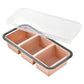 🍱 PROMO FLASH : 50% DE RÉDUCTION ! Boîte de Préparation de Repas en Silicone – Qualité Alimentaire – Compartimentée & Couvercle Hermétique for Congélateur & Four – 3 Couleurs 🎨