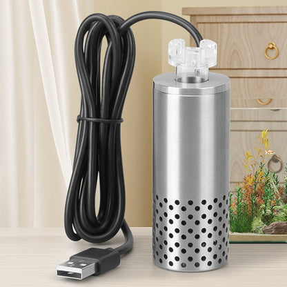 🐟 PROMO FLASH : 50% DE RÉDUCTION ! Mini Écrémeur de Surface Électrique pour Aquarium – Acier Inoxydable & USB 5V – 90 L/H for Eau Propre & Claire 💧