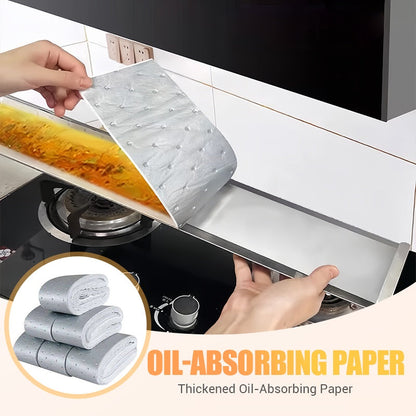 🏷️ PROMO FLASH : 50% DE RÉDUCTION ! 🧻 Papier Absorbant Huile Épaissi pour Hotte Aspirante – Haute Densité & Écologique – 90×10/90×7 cm – 10 Pièces for Cuisine Propre 🍳