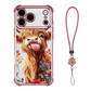 📱 PROMO FLASH : 50% DE RÉDUCTION ! 🎨 Coque de Téléphone Artistique Protective – PC & Impression HD – Motif Highland Cow for Style Urbain Durable ✨