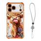 📱 PROMO FLASH : 50% DE RÉDUCTION ! 🎨 Coque de Téléphone Artistique Protective – PC & Impression HD – Motif Highland Cow for Style Urbain Durable ✨