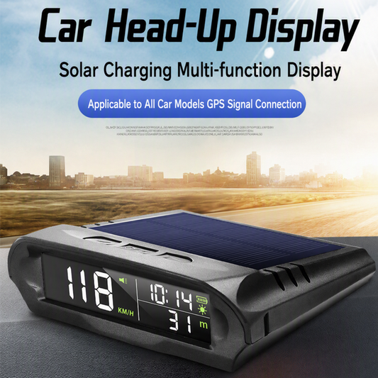 ☀️ PROMO FLASH : 50% DE RÉDUCTION ! HUD Solaire GPS pour Voiture – Double Charge & Détection de Vibration for Vitesse et Heure en Affichage Clair 🚗✨