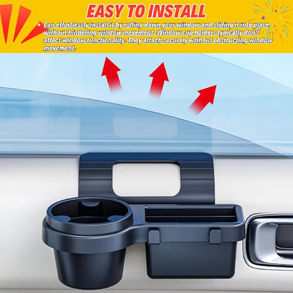 🚗 PROMO FLASH : 50% DE RÉDUCTION ! Porte-Gobelet de Voiture Extensible – Gain de Place – Plastique Imperméable & Fixation par Accrochage for Conduite Organisée ✨