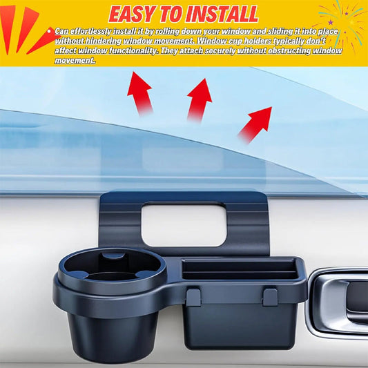 🚗 PROMO FLASH : 50% DE RÉDUCTION ! Porte-Gobelet de Voiture Extensible – Gain de Place – Plastique Imperméable & Fixation par Accrochage for Conduite Organisée ✨