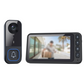 🔔📺 PROMO FLASH : 50% DE RÉDUCTION ! Sonnette Vidéo Sans Fil avec Écran – HD 1080P, Angle 170°, Audio Bidirectionnel & Connexion 150 m for Voir Qui Sonne ✨