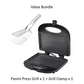 🥪 PROMO FLASH : 50% DE RÉDUCTION ! 🔥 Gril à Panini Électrique Multifonction – 750W Double Face & Revêtement Antiadhésif – Compact 21,7 cm for Petit-Déjeuner Rapide ✨