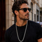 📿 PROMO FLASH : 50% DE RÉDUCTION ! Collier Chaîne en Acier Inoxydable Ton Argent – 8 mm & Finition Polie – Hypoallergénique for Homme Audacieux ✨