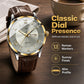 ⌚ PROMO FLASH : 50% DE RÉDUCTION ! Montre Quartz Classique pour Homme – Affichage Jour-Date & Chiffres Romains – Cadran 42 mm for Style Quotidien Élégant ✨