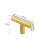 🏠 PROMO FLASH : 50% DE RÉDUCTION ! ✨ Poignées de Meuble T-Bar en Acier Inoxydable – Finition Brossée & Design Moderne – Argent/Noir/Or, 11 Tailles for Armoires & Tiroirs ✨