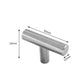 🏠 PROMO FLASH : 50% DE RÉDUCTION ! ✨ Poignées de Meuble T-Bar en Acier Inoxydable – Finition Brossée & Design Moderne – Argent/Noir/Or, 11 Tailles for Armoires & Tiroirs ✨