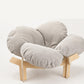 🐾 PROMO FLASH : 50% DE RÉDUCTION ! Lit surélevé en Bois Forme de Pétale – Coussin Velours Côtelé, Design Floral & Socle Aéré for Confort de Votre Animal ✨
