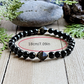 📿 PROMO FLASH : 50% DE RÉDUCTION ! Bracelet en Obsidienne Naturelle – Perles Polyédriques & Séparateurs Dorés, Élastique – 18 cm for Protection Énergétique ✨