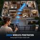 🔔 PROMO FLASH : 50% DE RÉDUCTION ! Sonnette Sans Fil Longue Portée 300 m – IP44, LED Bleu & Récepteur AC – Noir/Blanc for Sécurité Domicile ✨