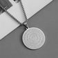 🪙 PROMO FLASH : 50% DE RÉDUCTION ! Collier Pendentif Calligraphie Arabe – Gravure « Allah », Acier Inoxydable & Chaîne Réglable 51–60 cm for Foi Quotidienne ✨