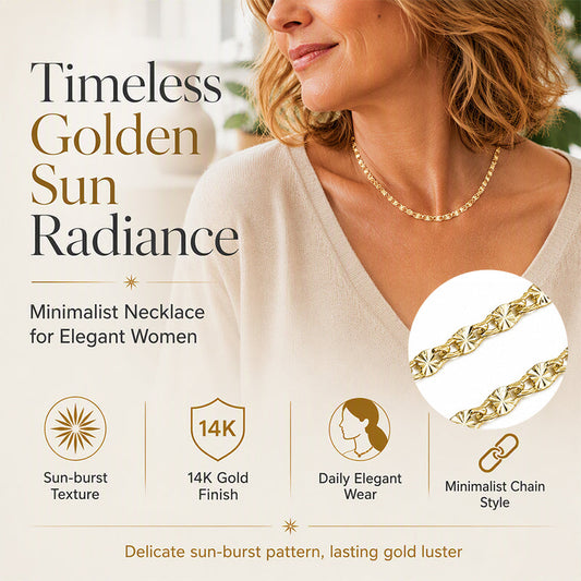 ✨ PROMO FLASH : 50% DE RÉDUCTION ! Collier Chaîne Plate Plaqué Or – Maillons Gravés Étoile & Fermoir Mousqueton – 60 cm for Look Raffiné ✨