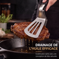 🍳 PROMO FLASH : 50% DE RÉDUCTION ! Pince-Spatule 2 en 1 en Acier Inoxydable – Égouttage d'Huile, Verrouillage Coulissant & Manche Anti-Fatigue for Cuisine Précise ✨
