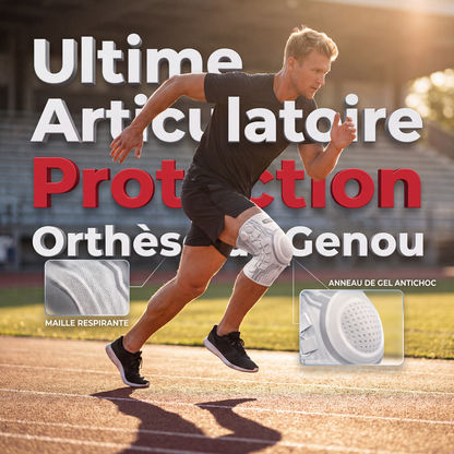 🏃 PROMO FLASH : 50% DE RÉDUCTION ! Genouillère Intelligente – Compression Réglable, Charnières Flexibles & Anneau Gel Antichoc for Stabilité Renforcée 🦵💪✨