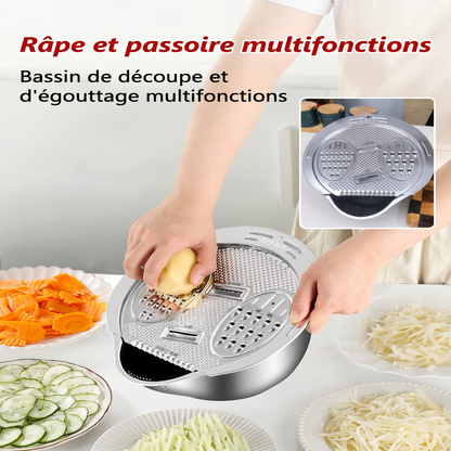 🥘 PROMO FLASH : 50% DE RÉDUCTION ! Panier Multifonction Inox avec Planche à Découper – 2-en-1, Trous de Drainage Denses & Lavage/Séchage for Cuisine Efficace ✨