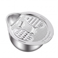 🥘 PROMO FLASH : 50% DE RÉDUCTION ! Panier Multifonction Inox avec Planche à Découper – 2-en-1, Trous de Drainage Denses & Lavage/Séchage for Cuisine Efficace ✨