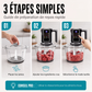 💯 PROMO FLASH : 50% DE RÉDUCTION ! Robot Culinaire 3L Tactile – Moteur Cuivre 500W, Bol en Verre Trempé & 9 Modes Intelligents for Cuisine Pro ✨