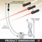 🧵 PROMO FLASH : 50% DE RÉDUCTION ! Guide Laser Magnétique pour Machine à Coudre – 3 Lentilles, Montage Aimanté & Bras 360° for Couture au Millimètre 🌟✨