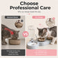 🐾 PROMO FLASH : 50% DE RÉDUCTION ! Gamelle Inclinée 15° avec Fontaine Automatique – Surélevée, Antidérapante & 2-en-1 for Repas Confortables 💧✨